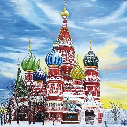 Зимний храм Василия Блаженного